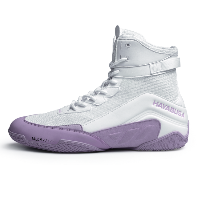 Botas de boxe Hayabusa Talon – Branco/Lavanda