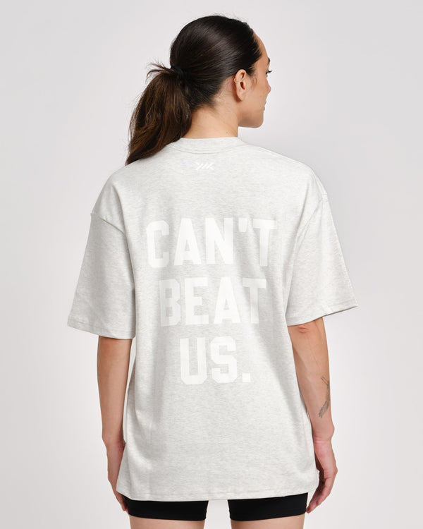 Caged T-Shirt 'CBU' - Lichtgrijs