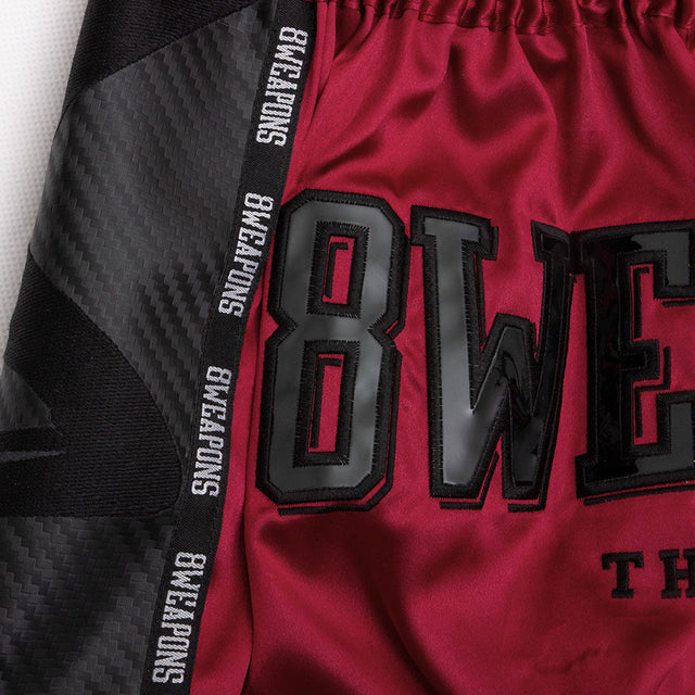 8 WEAPONS Muay Thai shorts Carbon - Rød