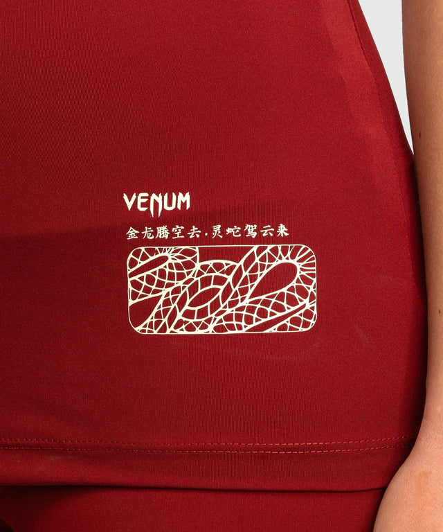 Dámské tílko Venum Serpenti – Burgundy