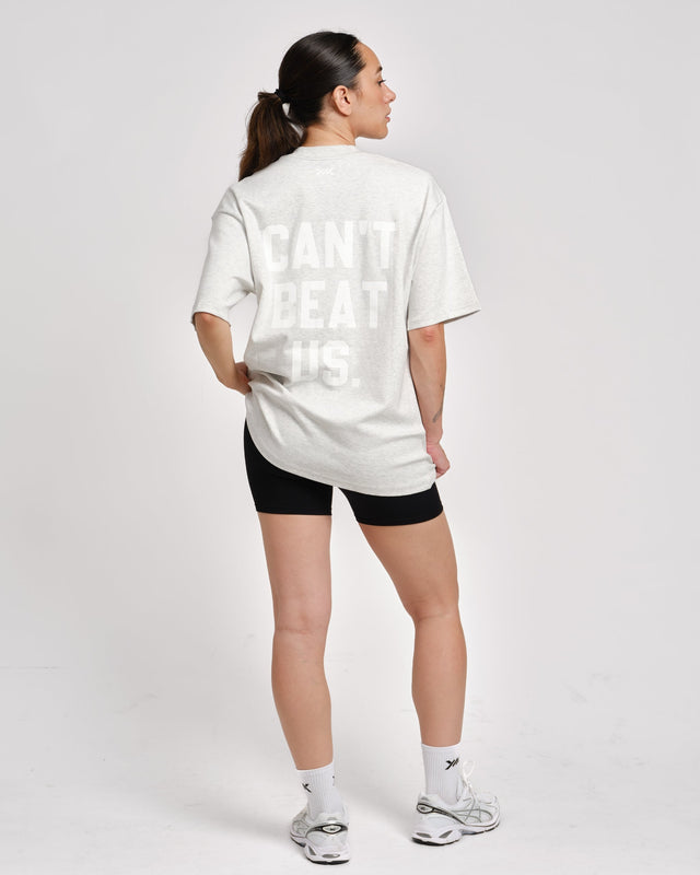 Caged T-Shirt 'CBU' - Lichtgrijs