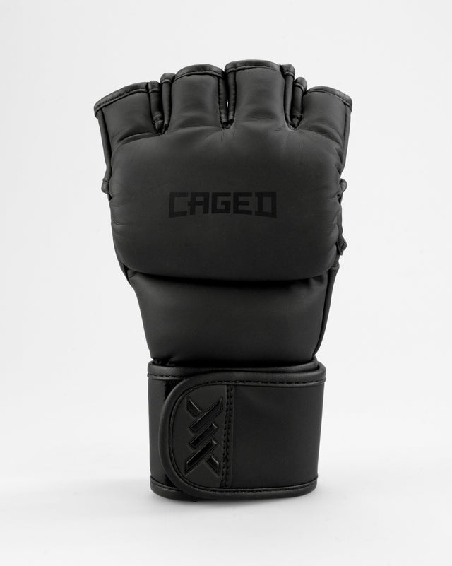 Caged MMA-Handschuhe Shadow – Matt Schwarz
