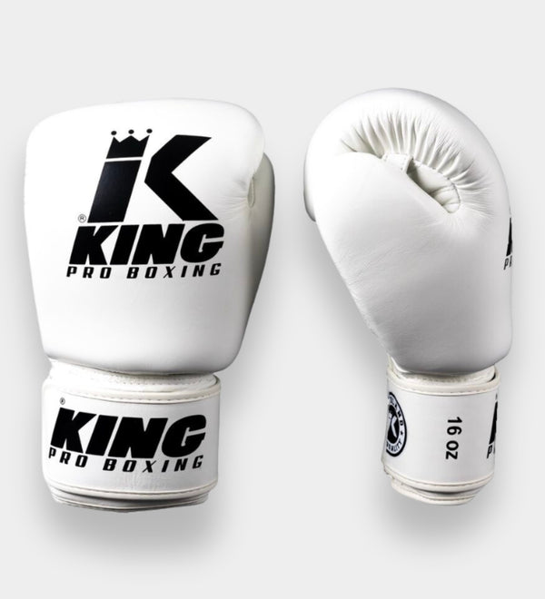 King Pro Boxing Boksehandsker BGVL3 – Hvid/Sort