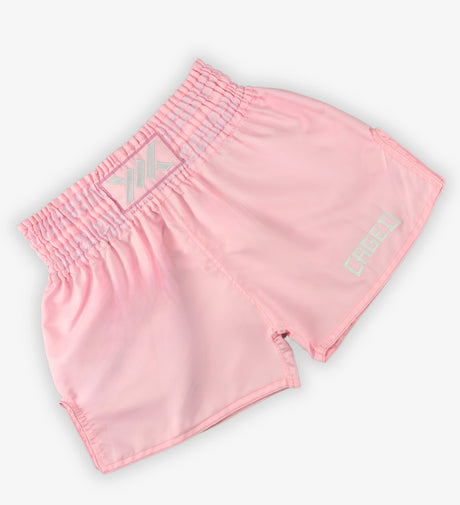 Pantaloni scurți Muay Thai Caged Classic – Roz deschis femei