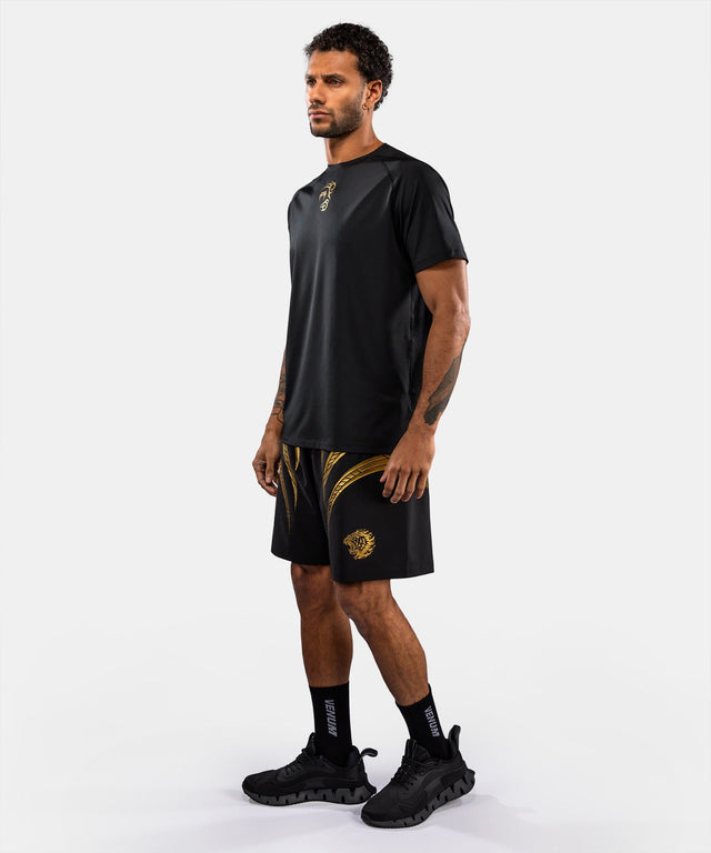 Venum x Mike Tyson Triko Tiger Dry Tech – Černé/Zlaté