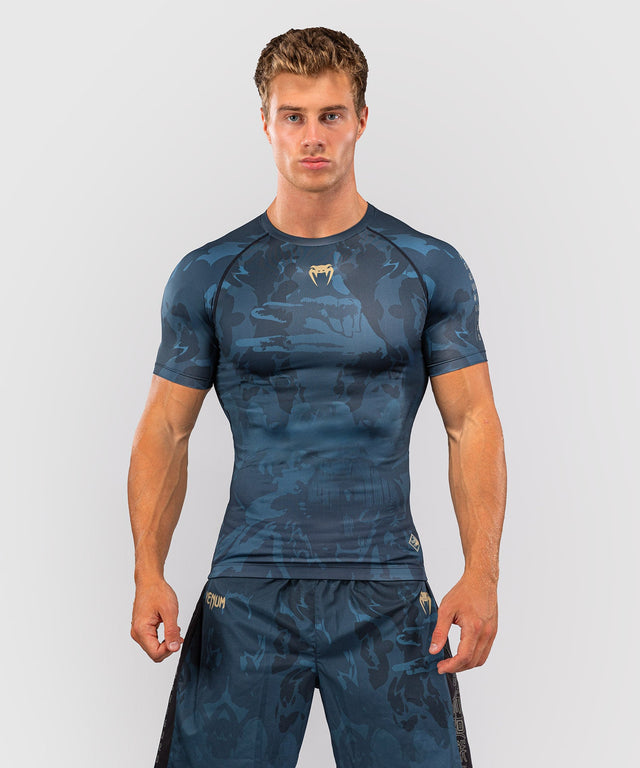 Venum Rashguard Fushiguro Kurzarm – Blau