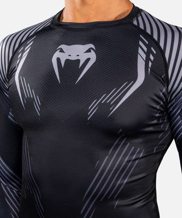 Rashguard Venum No-Gi 6.0 – Černá/Šedá