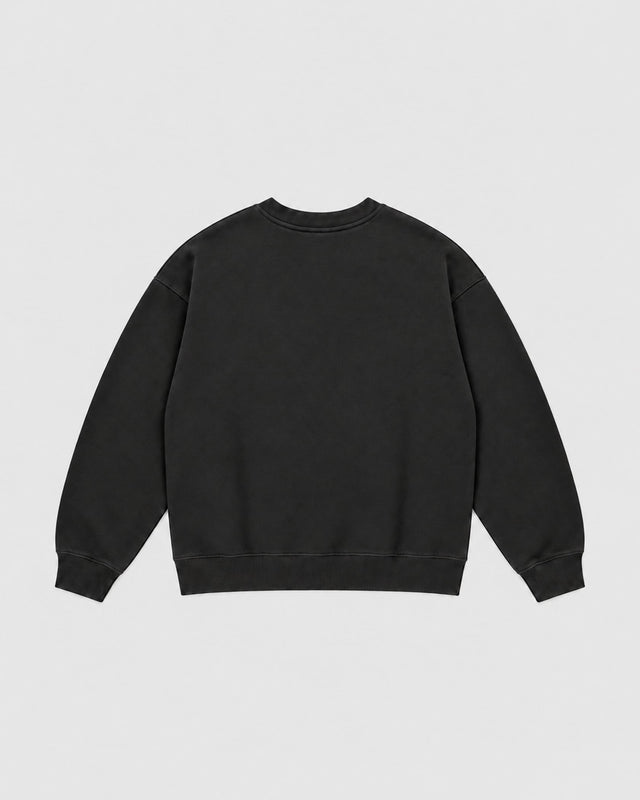 Caged Sweater Varsity – Schwarz