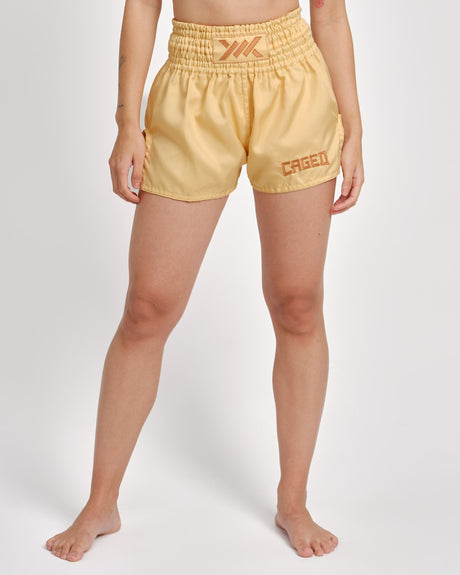 Pantaloni scurți Muay Thai Caged Classic – Roz