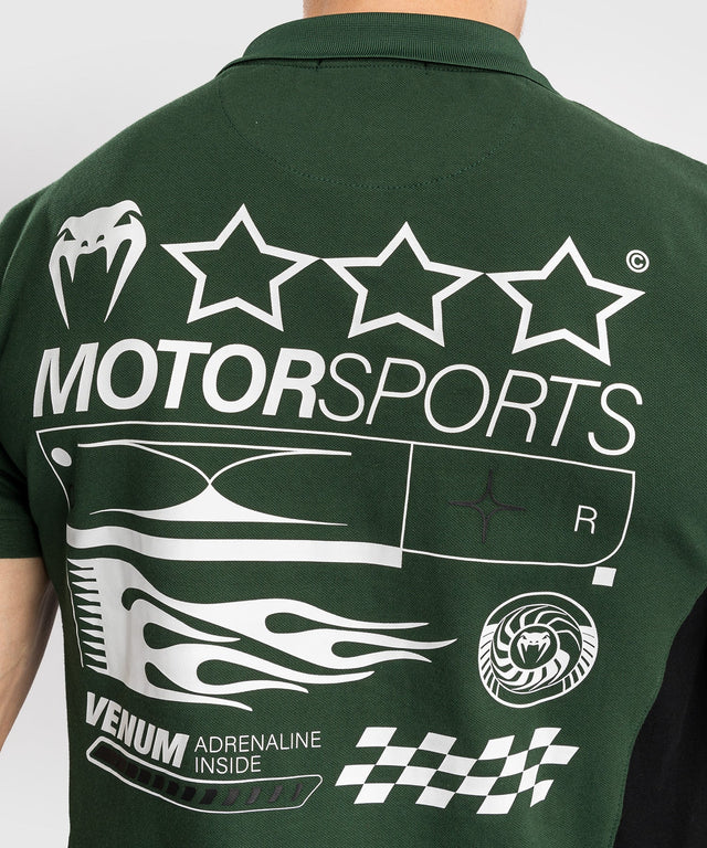 Venum Motorsport Polo - Djup grön