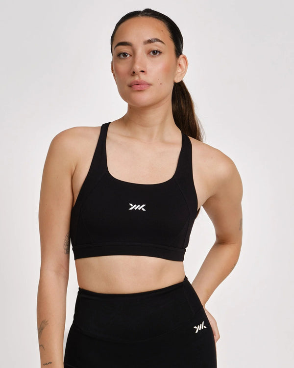 Bustieră sport Caged Essential – Negru