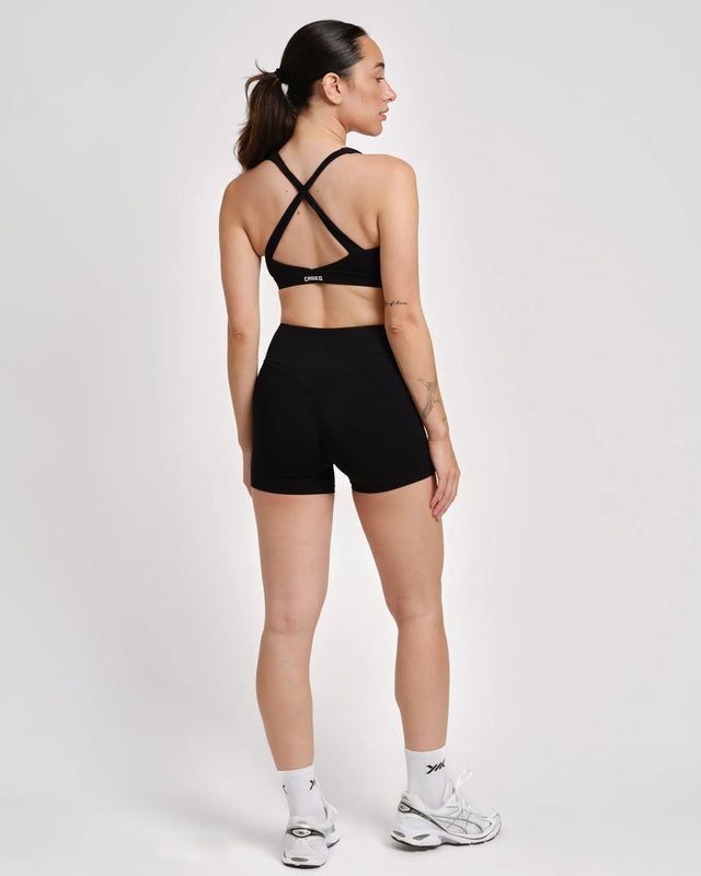 Bustieră sport Caged Essential – Negru