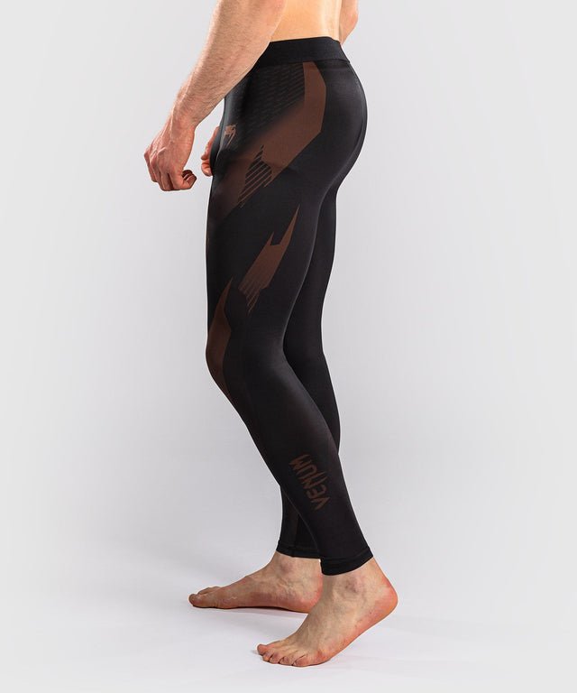 Pantaloncini a compressione Venum No-Gi 6.0 – Nero/Marrone