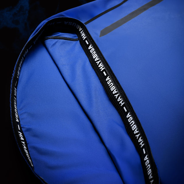 Rashguard Hayabusa x UFC BJJ Manches Courtes – Noir/Bleu