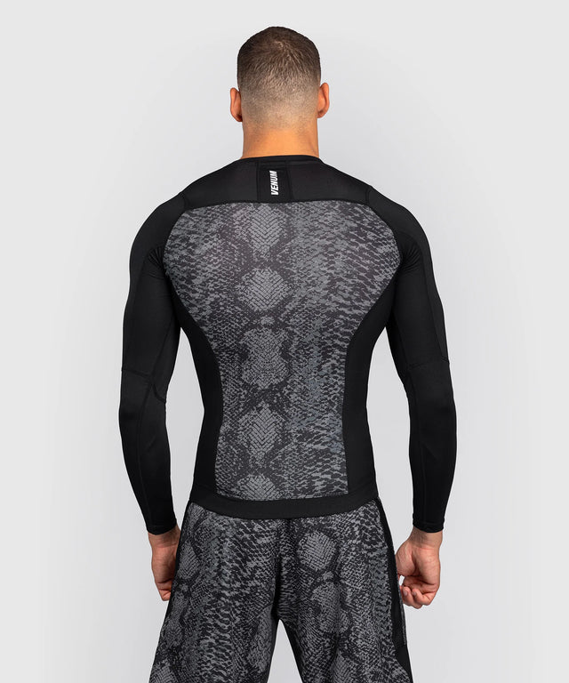 Venum Rashguard Långa ärmar G-Fit Scales – Svart/Grå