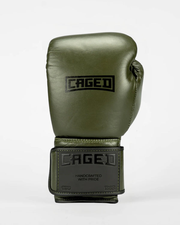 Mănuși de box Caged X Series – Kaki Verde/Negru