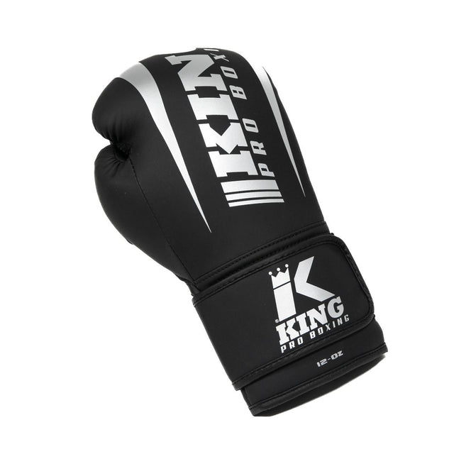 King Pro Boxing Boksehandsker Revo – Sort/Sølv
