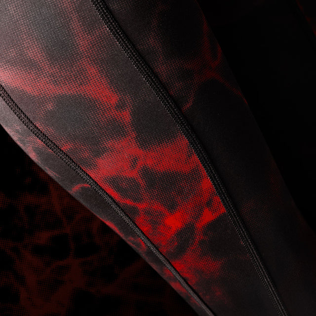 Hayabusa x UFC BJJ Leggings til kvinder - Sort/Rød