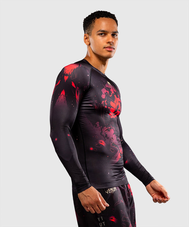 Venum Rashguard x Jujutsu Kaisen Itadori Mâneci Lungi – Negru/Roșu