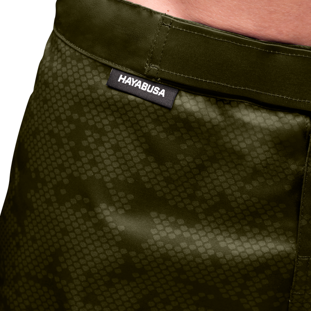 Pantaloncini MMA Hayabusa Hex Mid-Thigh - Verde