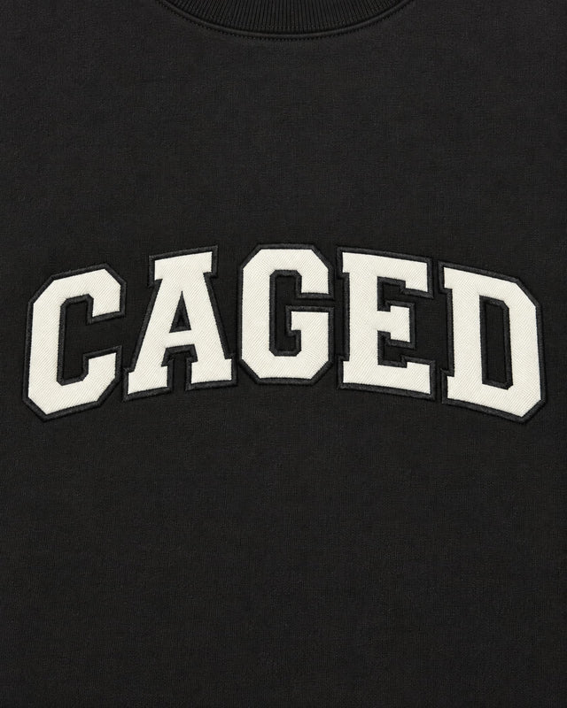 Caged Sweater Varsity – Schwarz