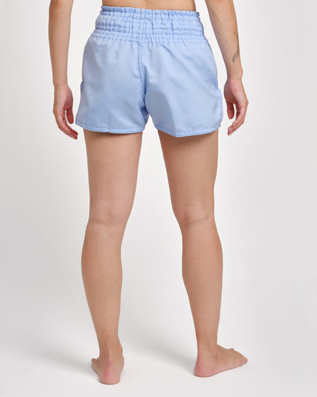 Pantaloni scurți Muay Thai Caged Classic – Albastru deschis, pentru femei