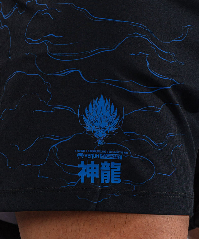 Venum MMA-shorts Thunder Dragon – Sort/Kongeblå