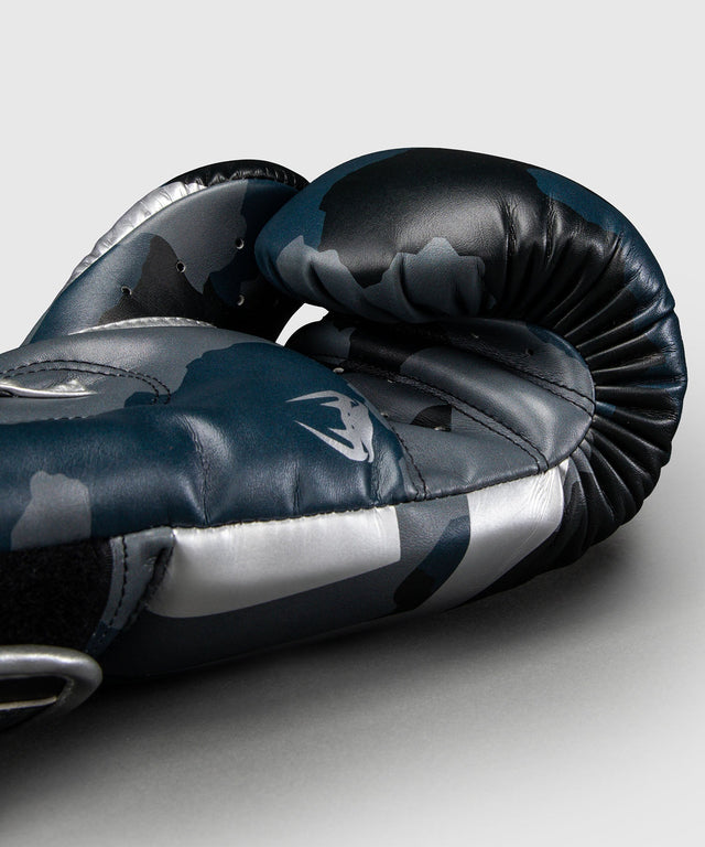 Guantoni da boxe Venum Elite Camo – Blu navy scuro/Blu