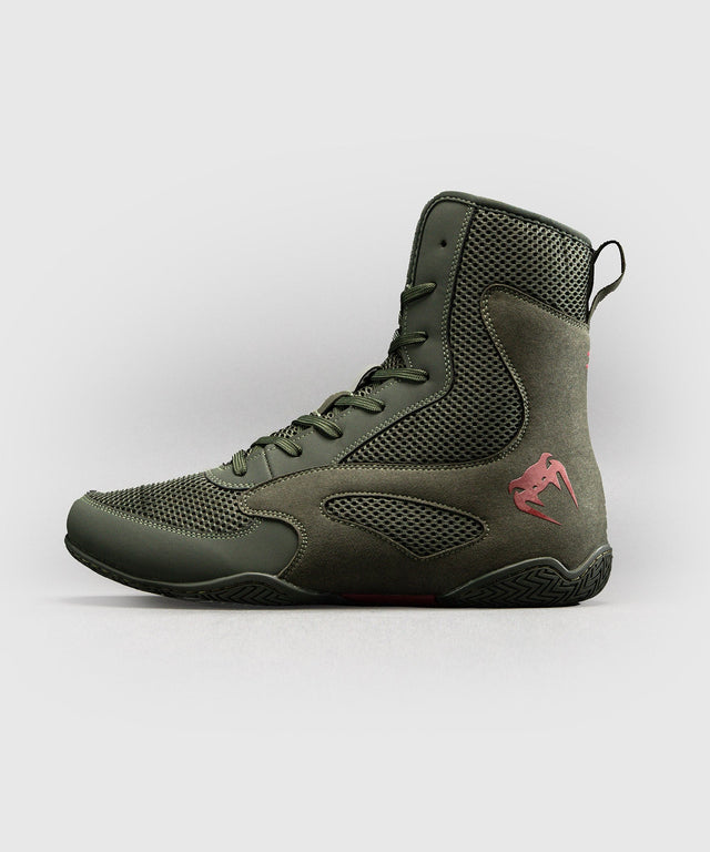Venum Boksesko Contender – Khaki/Rød