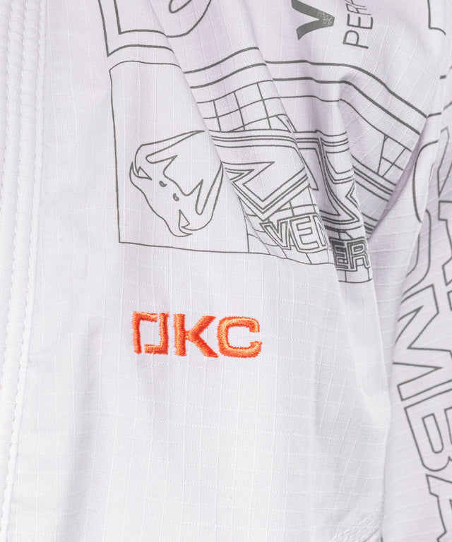 Kimono Karate Venum x Karate Combat – Bianco/Grigio