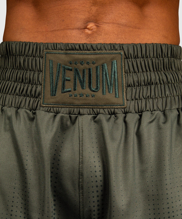 Calções de boxe Venum Stealth – Caqui/Verde-escuro