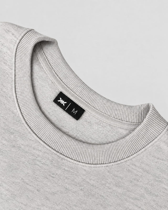 Caged Sweater Varsity – Grå melange