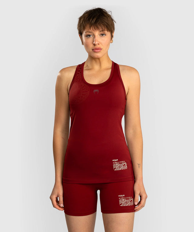 Dámské tílko Venum Serpenti – Burgundy