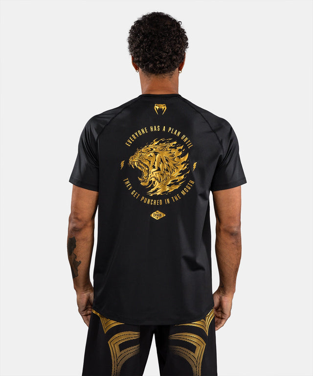 Venum x Mike Tyson Triko Tiger Dry Tech – Černé/Zlaté