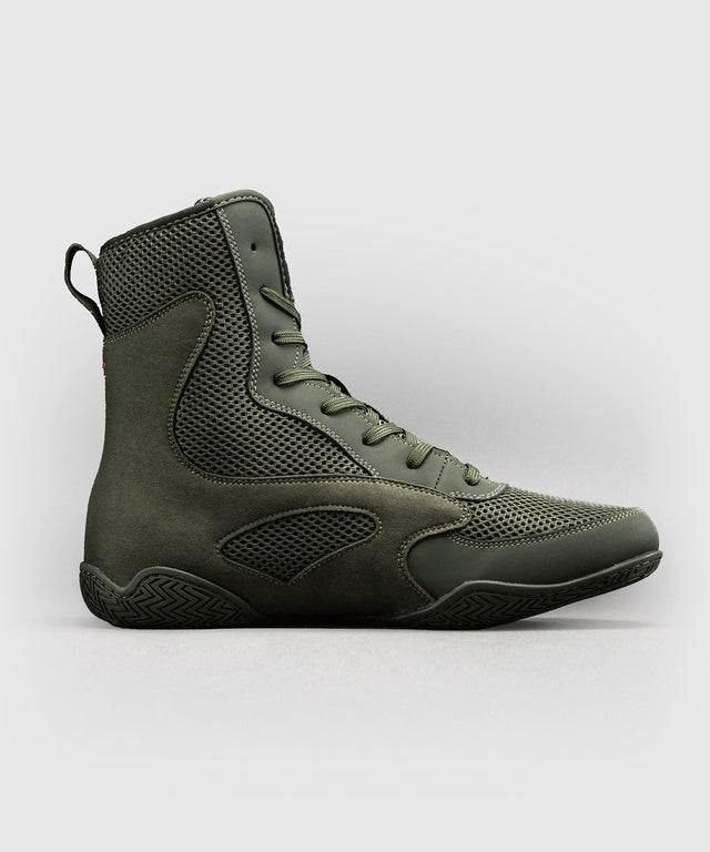 Venum Boksesko Contender – Khaki/Rød