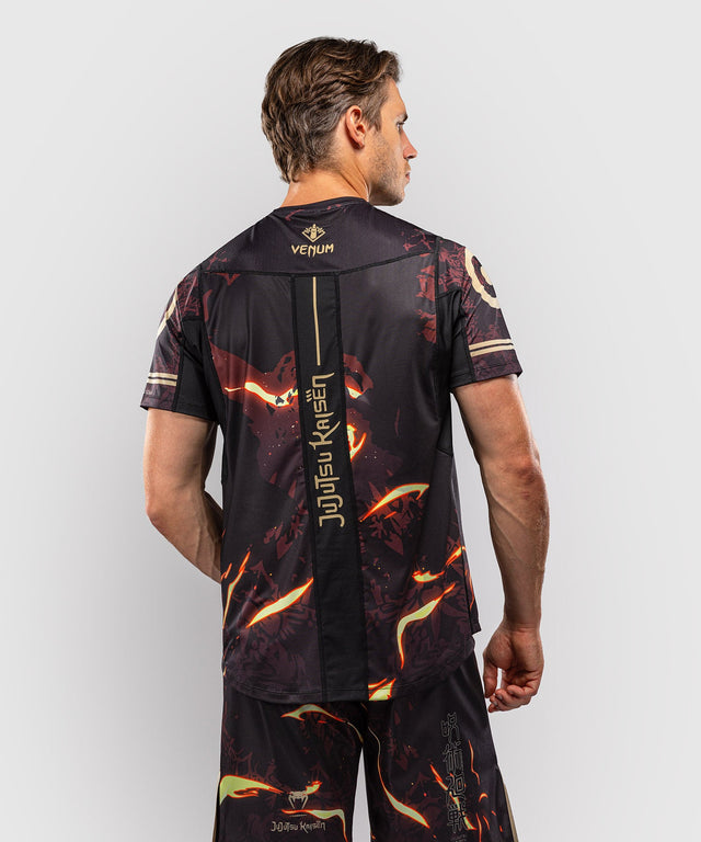 Venum T-Shirt x Jujutsu Kaisen Sukuna – Schwarz/Hellbeige
