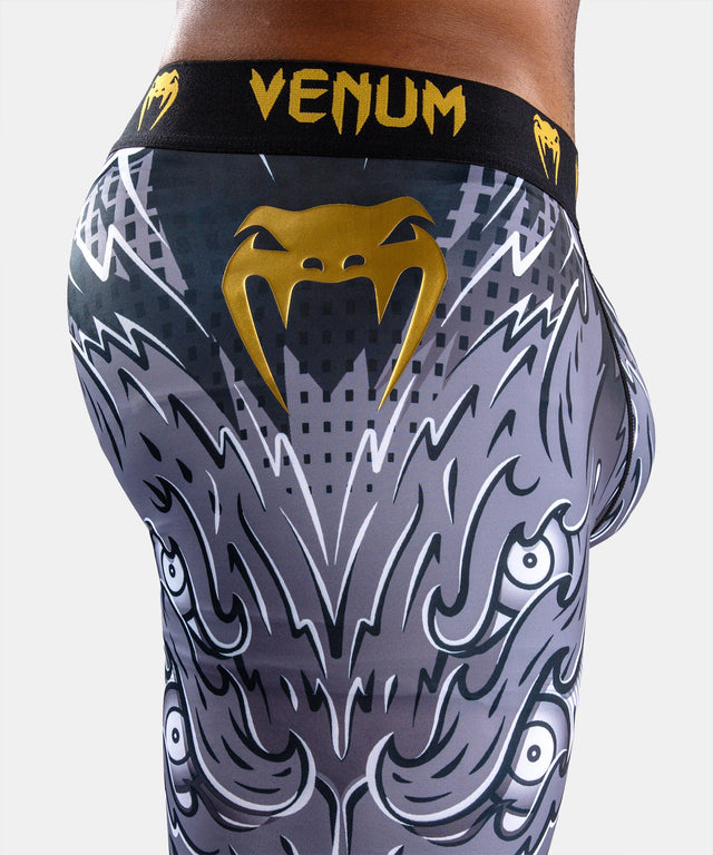 Shorts de compression Venum Wolf Atak – Noir/Gris