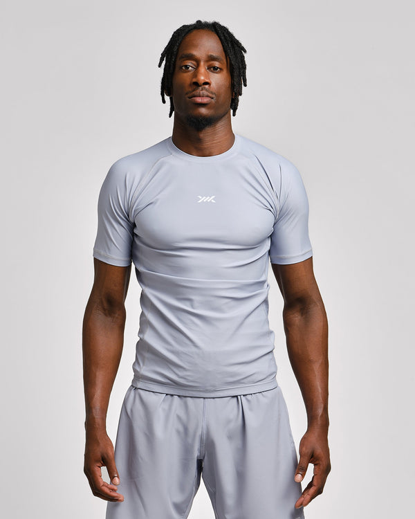 Rashguard Caged Tactical s krátkými rukávy – Gunmetal Grey