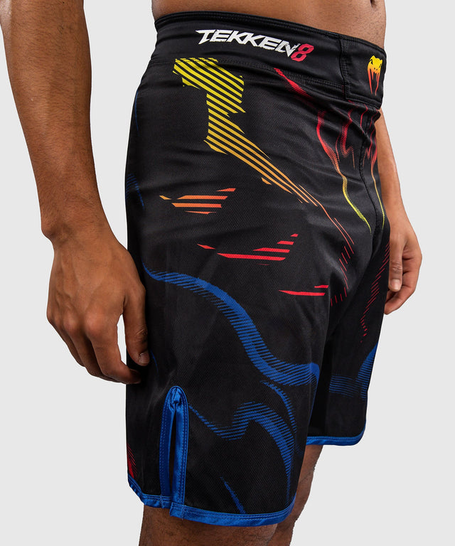 Venum MMA-shorts x TEKKEN 8 Yoshimitsu – Sort/Orange