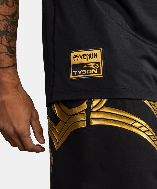 Venum x Mike Tyson Triko Tiger Dry Tech – Černé/Zlaté