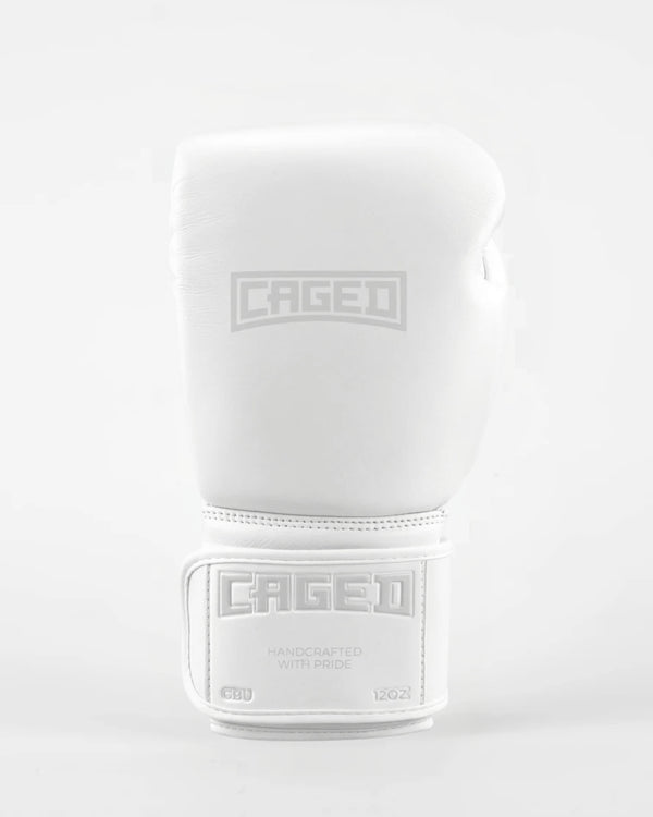 Mănuși de box Caged 'X' Series – Alb/Alb