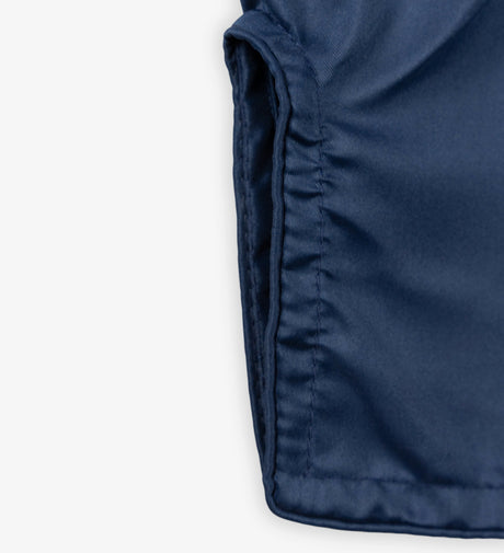 Pantaloni scurți Caged Muay Thai Classic – Albastru închis/Alb femei