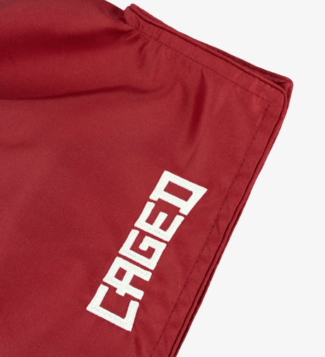 Caged Muay Thai Shorts Classic - Rood/Wit vrouw