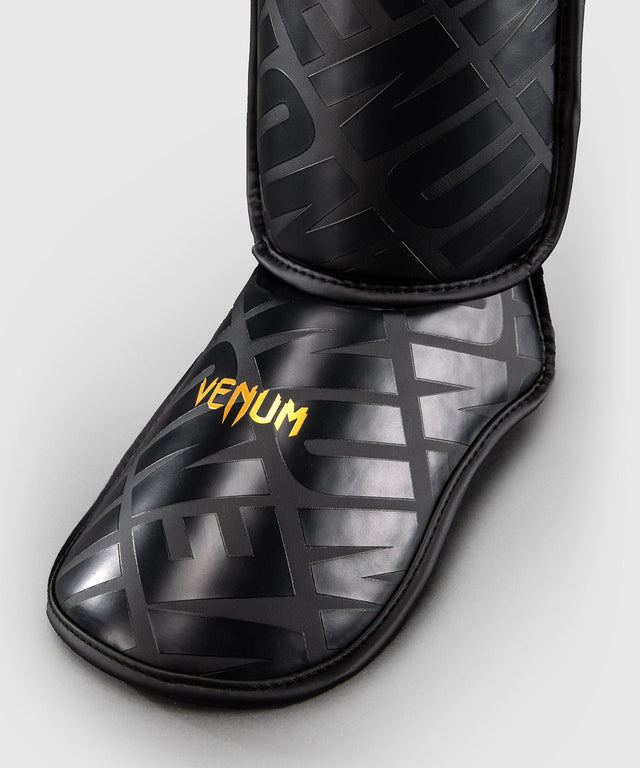 Venum Skinnebensbeskyttere Contender 1.5 XT 3D - Sort/Guld