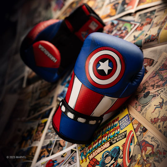 Luvas de boxe Hayabusa Captain America – Vermelho/Branco/Azul
