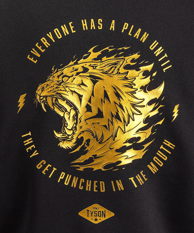 Venum x Mike Tyson Hoodie Tiger – Černá/Zlatá