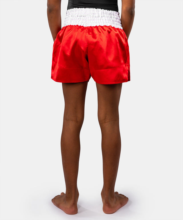 Venum Muay Thai-shorts Classic för barn – Eldröd
