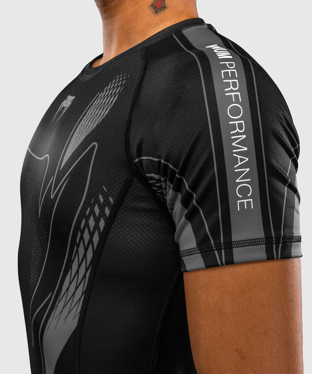 Venum Rashguard Amazonia Reborn Kurzarm – Schwarz/Grau