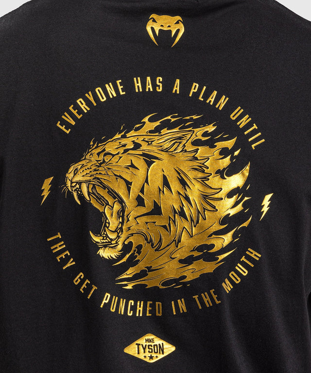 Tricou fără mâneci Venum x Mike Tyson Tiger – Negru/Auriu