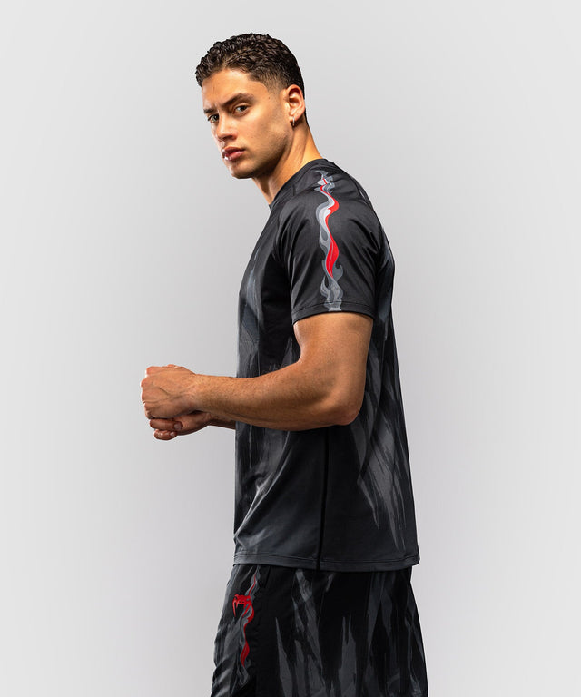 Venum Trička Demon Dry Tech – Černé/Šedé
